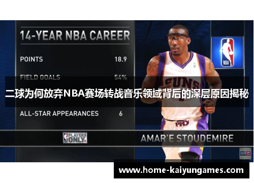 二球为何放弃NBA赛场转战音乐领域背后的深层原因揭秘